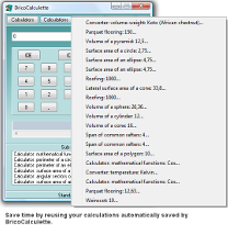 Save time by reusing your calculations automatically saved