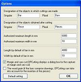 Options for metal bars cutting optimization