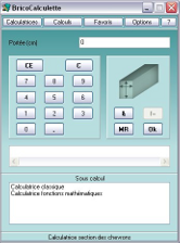 Calculatrice habitat bricolage