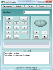 calculatrice primtre d'ellipse