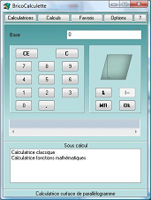 calculatrice surface de paralllogramme