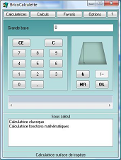 calculatrice surface de trapze