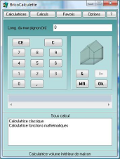 calculatrice volume intrieur de maison