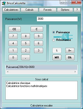 Calculatrice rsistance puissance lectrique