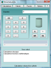 calculatrice volume de cylindre