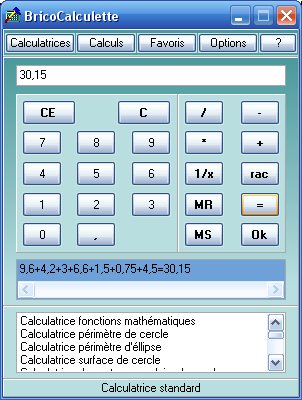 Calcul du primtre