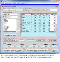 Calculateur calories